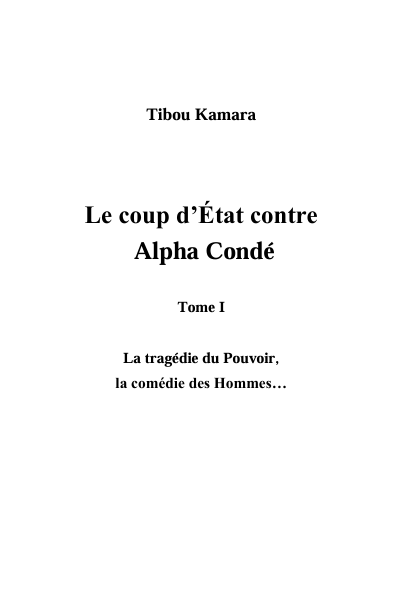 Le Coup D Etat Contre Alpha Conde 1